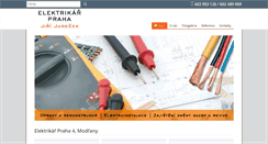 Desktop Screenshot of elektrikar-praha-jurecek.com