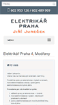 Mobile Screenshot of elektrikar-praha-jurecek.com